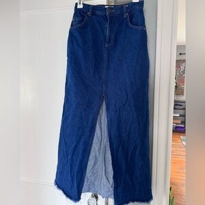 Pilcro long denim skirt. Worn under 5 times!